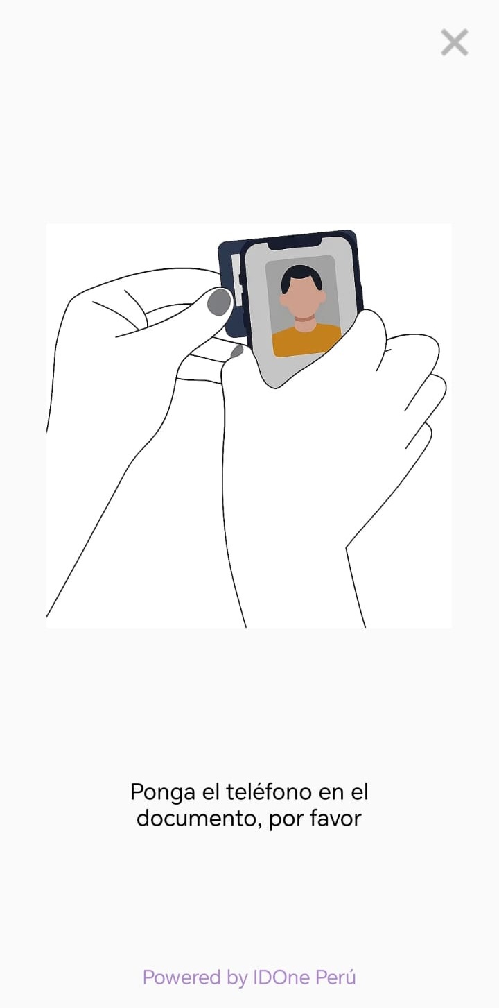 Proceso de verificaci&oacute;n biom&eacute;trica